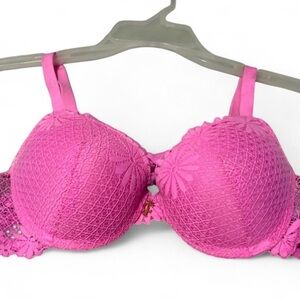 Juicy Couture vibrant pink bra Size 34B